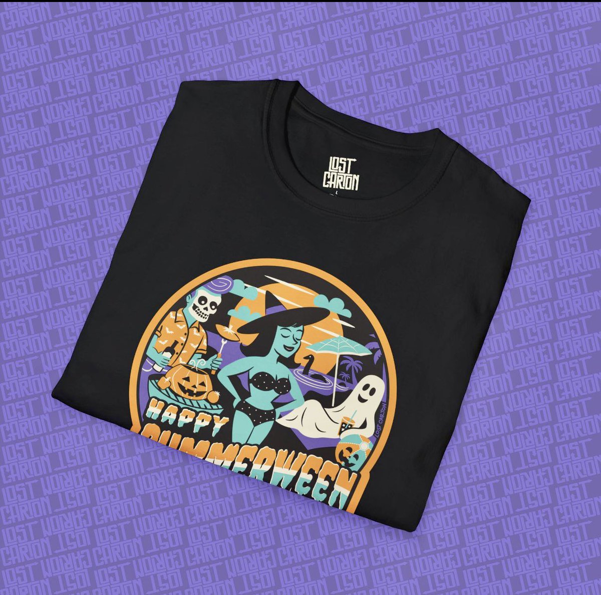 lostcarton's tweet photo. SUMMERWEEN SHIRTS ARE BACK WITH AN UPGRADE, ALDO STICKERS &amp; BAG CHARMS, GRAB YOURS FROM OUR ETSY STORE, LINK IN OUR BIO. #summerween #creepysummer #summer #halloween #etsy https://t.co/iXoO7eqQ7b