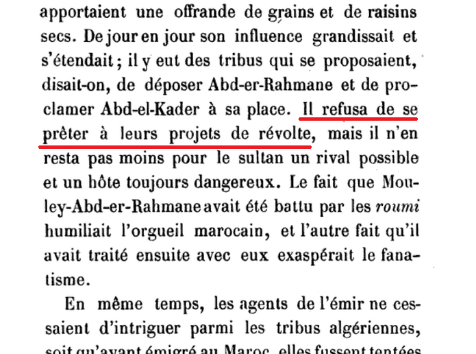 enohlate2's tweet photo. @tambaliken Il n'était ni logé ni nourri ni quoi que ce soit, n'importe qu'elle chose qu'Abdelkader a obtenu des alaouites il l'a payé de sa poche

Et de 2, il a rien à foutre des roitelets
c'est les alaouites qui étaient jaloux de lui car il possédait la ferveur populaire car il combattait https://t.co/gMqK4nLNGw