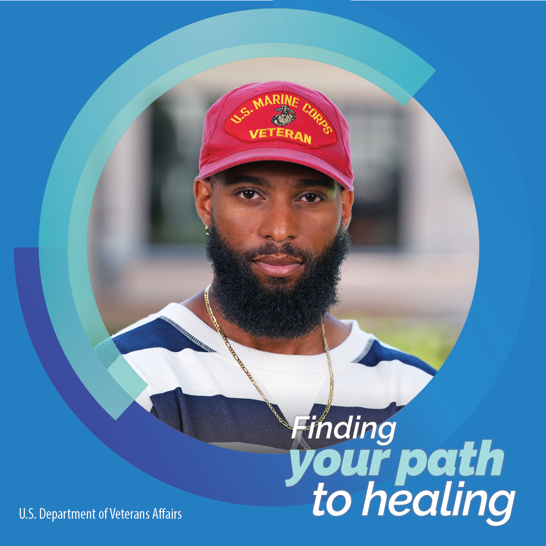 VAIndyHealth's tweet photo. Each Veteran’s journey of healing from military sexual trauma (MST) is unique. Find your path to healing by exploring free VA treatment that supports MST survivors. When you’re ready, VA is here to offer compassionate care. https://t.co/nirNe7jfhA https://t.co/bSu7FNSHHu