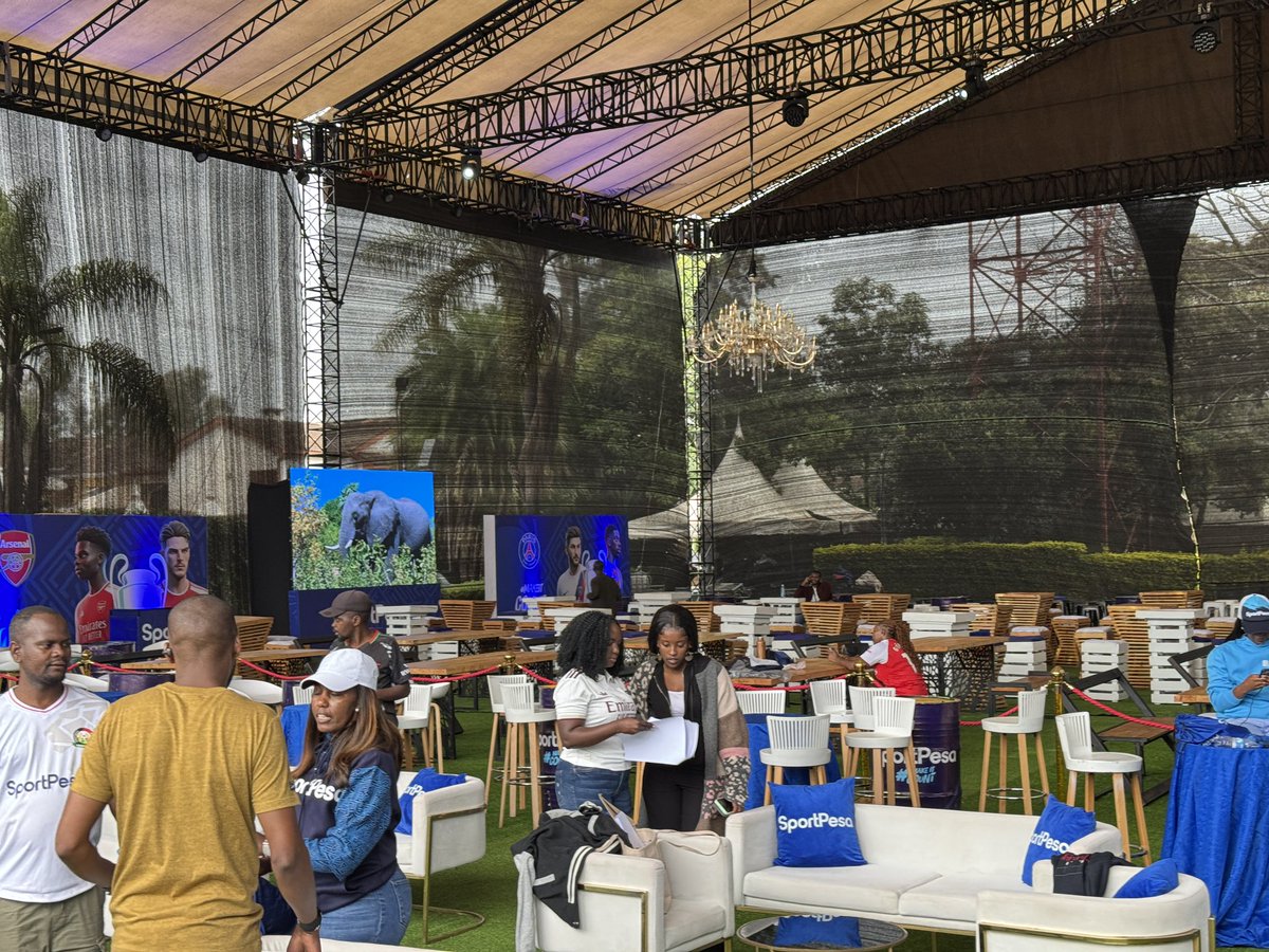SportPesa's tweet photo. SportPesa Champions League Final Watch Party sasa iko set!🫡

📍weka Uchumi Hyper, Ngong Road!

#SportPesaUCLWatchParty https://t.co/aF49ckmtUT