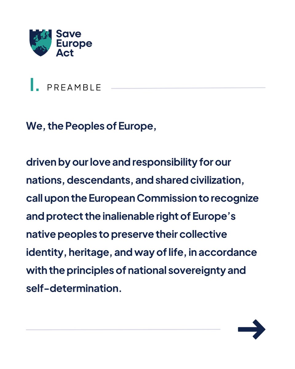 Save Europe Act tweet media