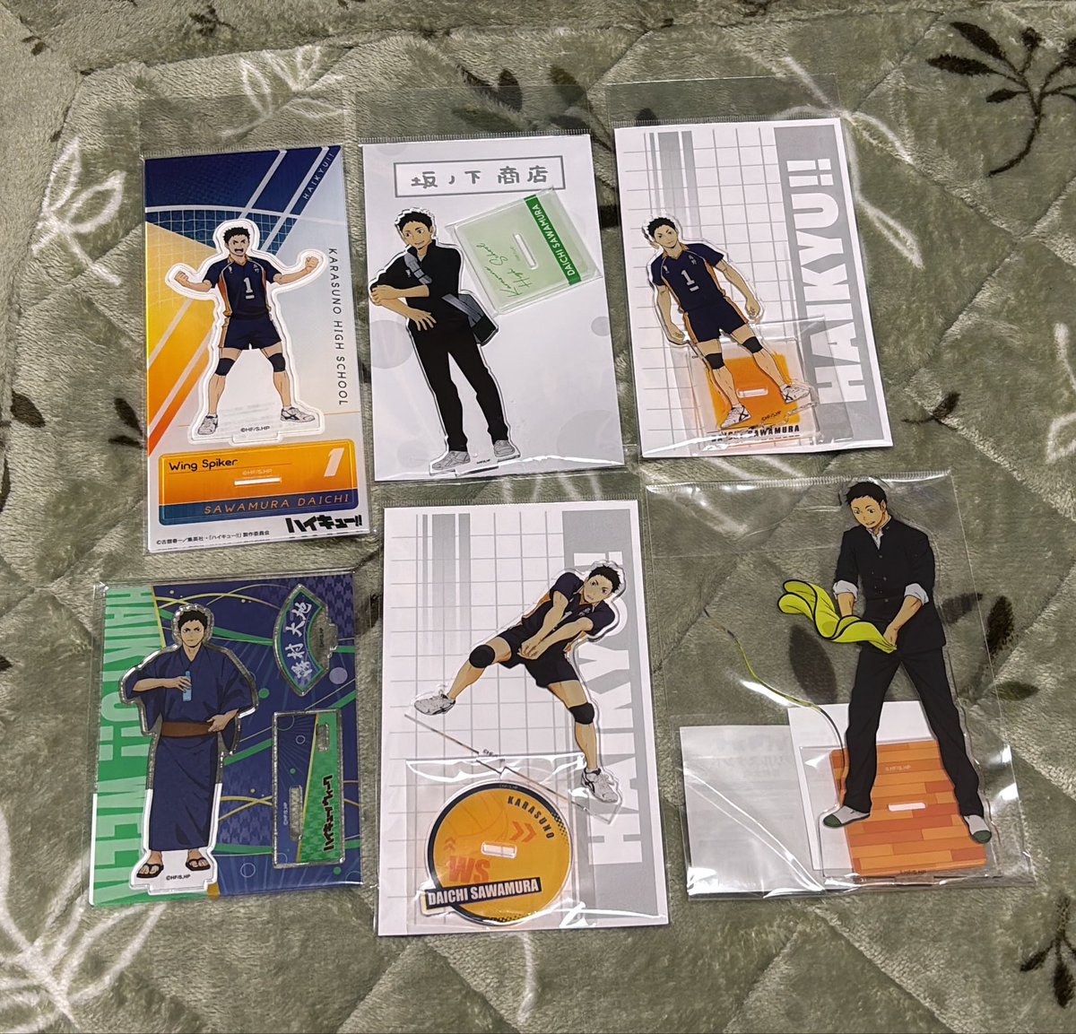jsXHAfaKLb448's tweet photo. 【交換買取譲渡回収】ハイキュー アクリルスタンド アクスタ 澤村大地 烏野

【譲】澤村大地各種
【求】各種定価+送料

未開封品
検索からでもお気軽にお声掛けください。 https://t.co/EFw9TkqoE3
