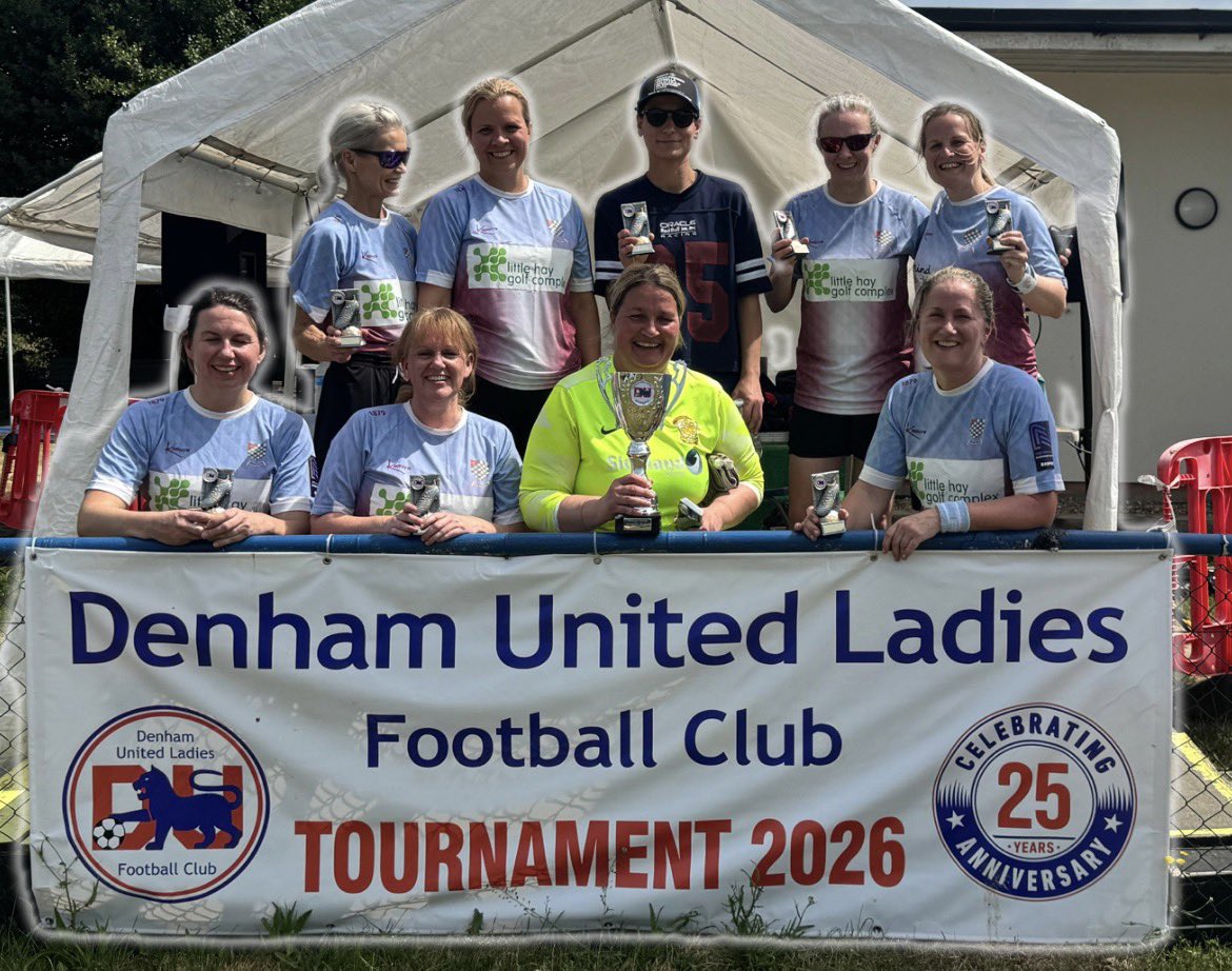 cheshamutdlfc's tweet photo. Congratulations to our 40+ walking footballers today who won the @DenhamUnitedLFC tournament. Great effort ladies 🔥. A penalty win in the semi-final and a 1-0 win for the 🏆!! 🙌 https://t.co/xrACOl3LDC