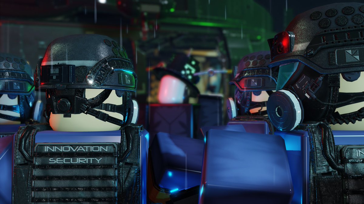 Engyne_cat's tweet photo. The final batch of my Innovation Security UGC is out!
#innovationinc #roblox #robloxdev https://t.co/Q7iZfDpobM