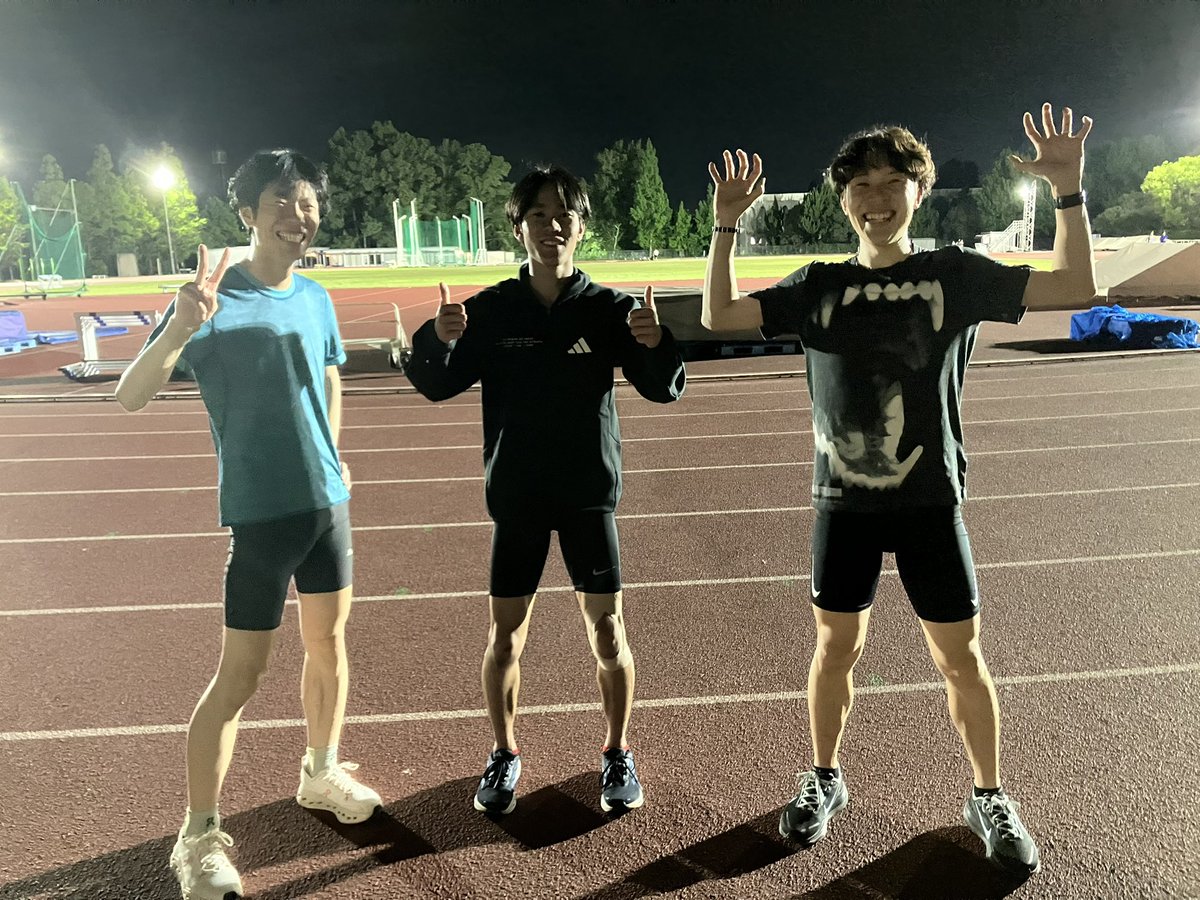 IARC_p's tweet photo. I.A.G大会結果2026.5.30
■第1回静岡長距離記録会/ｴｺﾊﾟ
○1500m 
　山内　6組11着4:18.23

■第1回中京大土曜競技会/中京大
○1500m
　轟　　　6組12着4'25"83
　藤澤　　9組  9着4'07"42
　佐藤佑    9組12着4'11"27 https://t.co/hJOmjVge8u