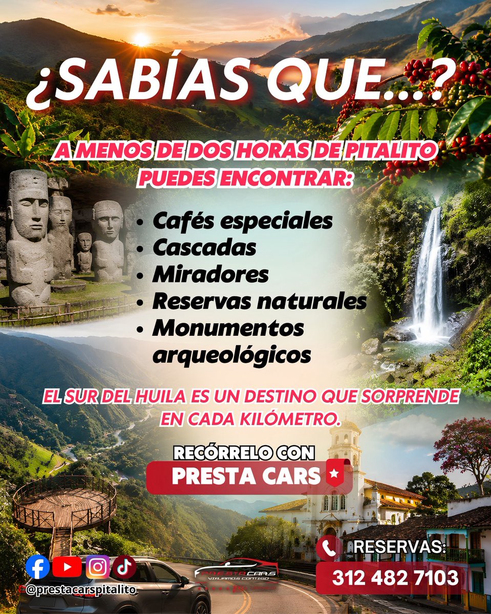 GabrielChicue's tweet photo. PRESTACARS@ VIAJAMOS CONTIGO# ALQUILER DE VEHÍCULOS 3124827103 COTIZA CON NOSOTROS Y DISFRUTA TUS VACACIONES 🚘🚘🚘 https://t.co/TWp6KNHYS1