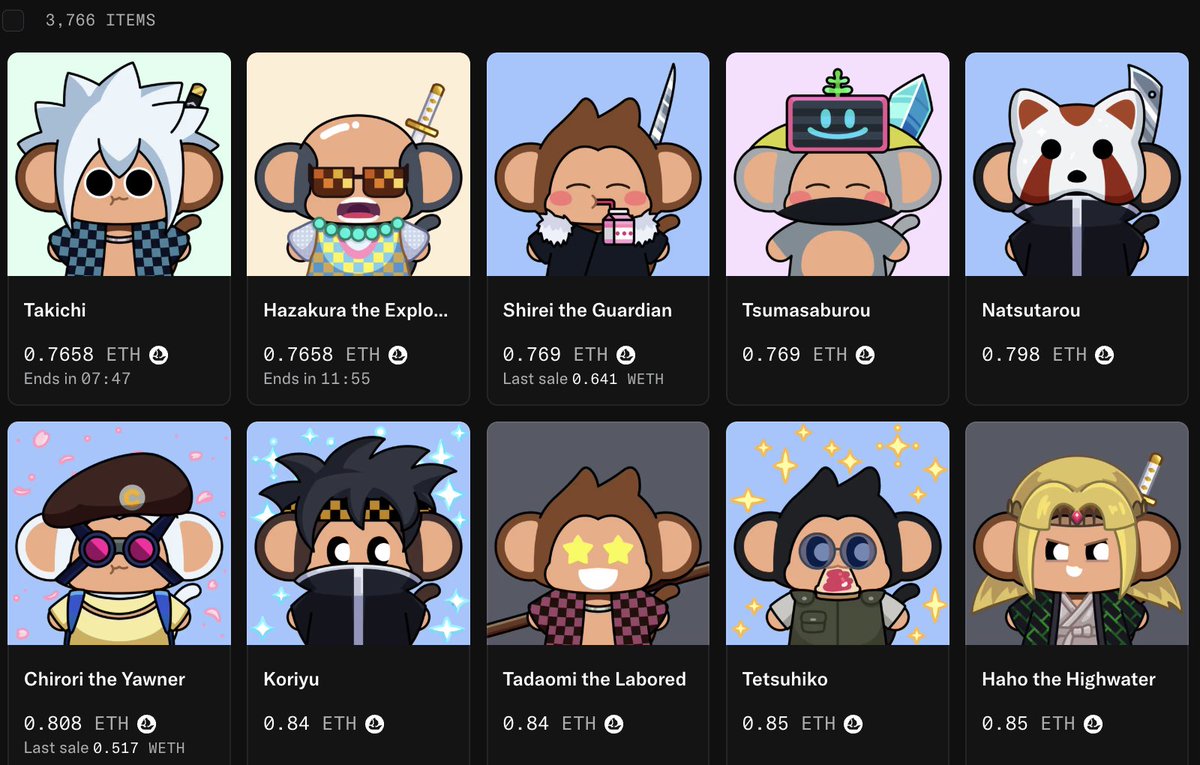 NFT1nsight's tweet photo. One of the cleanest @ChimpersHQ floors we’ve seen in a long time!

Each one a forever PFP.

A great time to !CHIMP and start earning points before the first Collector Hub reward seasons arrive 🐒 https://t.co/kQpbYpP7BI