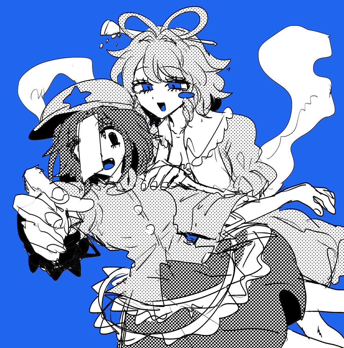 oqz7_2's tweet photo. せいよしとすわかなの絵 https://t.co/tqJctkYZPc