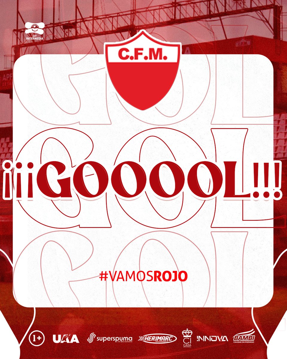 CFM_1925's tweet photo. 🚩𝑬𝒍 𝑹𝒐𝒋𝒐 𝒅𝒆 𝑷𝒂𝒍𝒐𝒎𝒂𝒓⚪️🔴
#𝑰𝒏𝒕𝒆𝒓𝒎𝒆𝒅𝒊𝒂𝑨𝑷𝑭2026

🗓𝑭𝒆𝒄𝒉𝒂 10

⏳️20' ¡¡GOOOOL DE DERLIS BENÍTEZ!!

Resistencia 0 🆚️ 1  #𝑭𝒆𝒓𝒏𝒂𝒏𝒅𝒐𝑫𝒆𝑳𝒂𝑴𝒐𝒓𝒂 

 #𝑽𝑨𝑴𝑶𝑺𝑹𝑶𝑱𝑶 💪🏻 https://t.co/UIwcnu11LP