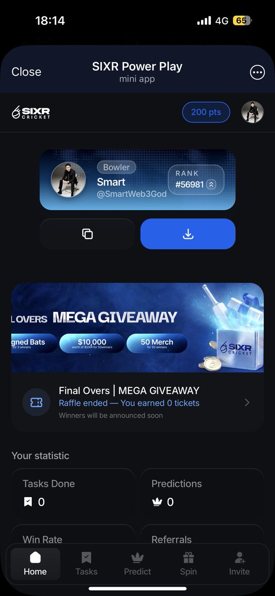 SmartWeb3God's tweet photo. วันนี้ผมไปเจอ CEO กับ COO ของ Sixr มาครับ เลยอยากมาชวนเพื่อนสายล่าแอร์ดรอป หาเงินฟรีมาแจมกัน
@SIXR_cricket @Ahad4293 

ตัว Sixr เองจะมี Roadmap ที่แจกแอร์ดรอป ฟาร์มแต้มเพิ่มเติมอีกนะครับ และแอบกระซิบว่า เขา Backed By TON Chain ครับ ของแทร่ 🔥
(ในอนาคตจะมี prediction ตัวกีฬาคริกเกตด้วยครับ)

ซึ่งตอนนี้ที่เราทำได้คือ จะเป็นเกมบน Telegram แบบสมัยก่อนครับ รางวัลเป็น Share prize pool รวม 400,000$ USDT ฟาร์มแต้มง่ายๆได้ 4 แบบ
1. เช็คอินรายวัน
2. หมุน Spin สุ่มแต้มฟรี
3. ทำ Task แบบพวก Social Task ไลค์แชร์
4. ชวนเพื่อน

มาครับสายล่าแอร์ดรอป & เงินฟรี ตามมาโลด คนยังทำไม่เยอะครับ และเห็นว่าจะ TGE ปีนี้ด้วยครับ 👀
วาร์ป: https://t.co/BCf5xOwSYT

Thanks for the dinner🥰💕 @9CATGROUP