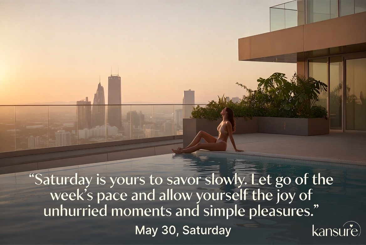 KansureDev's tweet photo. What will you do today that feels completely nourishing for your soul?  

May 30, Saturday https://t.co/IOqL7wXg2O