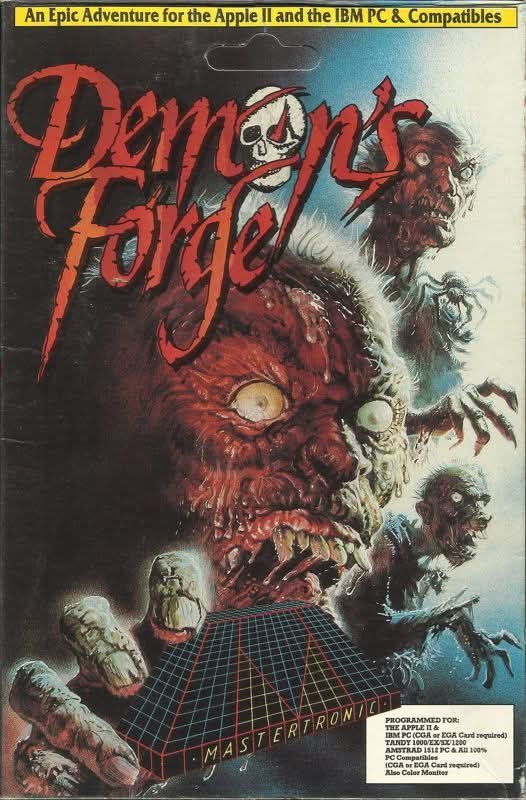 AdventurerRetro's tweet photo. Demon's Forge by Brian Fargo. https://t.co/5QfnxISodd