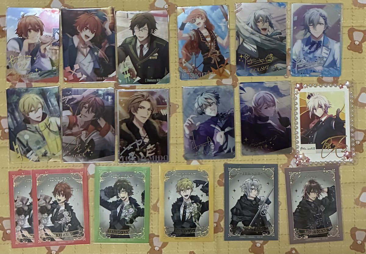 Mk_km428's tweet photo. 【交換/譲渡】　アイナナ

譲　画像
求　同異種天.千>壮五orご希望額+送料

※千は友人分のためお返事にお時間をいただく場合があります🙇‍♀️

お気軽にお声掛けください🍀 https://t.co/zPNace0ubS