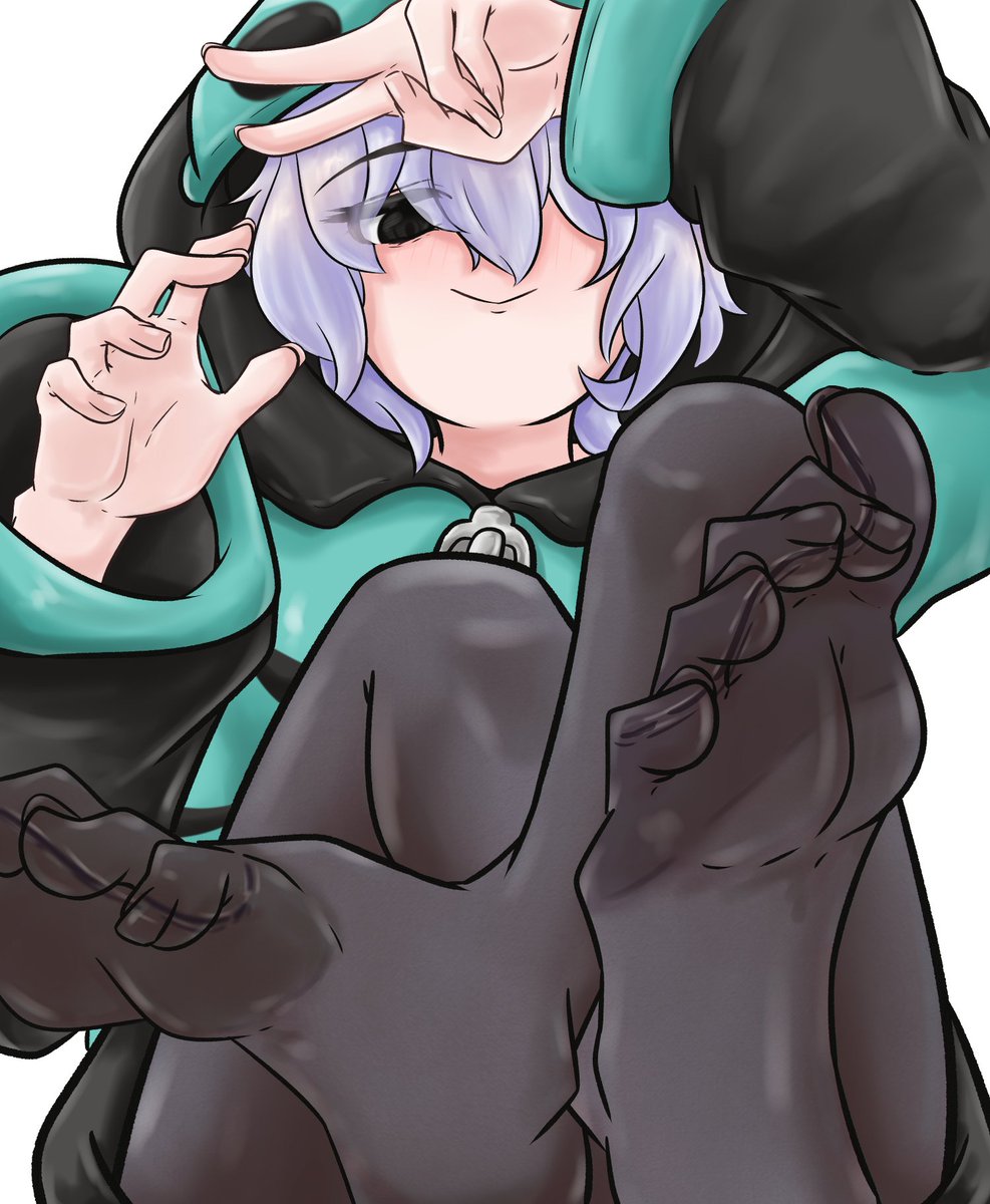 硝子さん@Glassnuranuraのオリキャラちゃんを描かせていただきました!!めちゃかわいい😋 