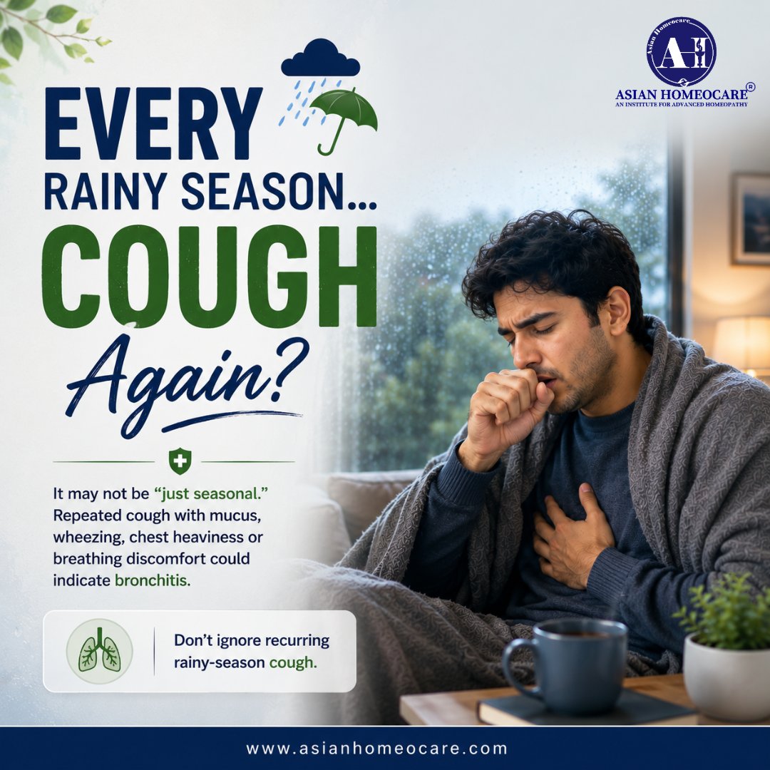 AsianHomeopathy's tweet photo. 🌧️ Persistent coughs with mucus, wheezing, or breathlessness during monsoon shouldn’t be ignored. Early attention can prevent complications. Homeopathy may naturally support respiratory recovery.

#Bronchitis #Homeopathy #AsianHomeocare
#Wheezing #Cough https://t.co/BBkeU4iAVO