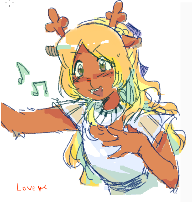 SF74283238's tweet photo. 在元宵老师开的茶绘里画的！🥺
#Deltarune #noelle https://t.co/p6YCF7YFpP