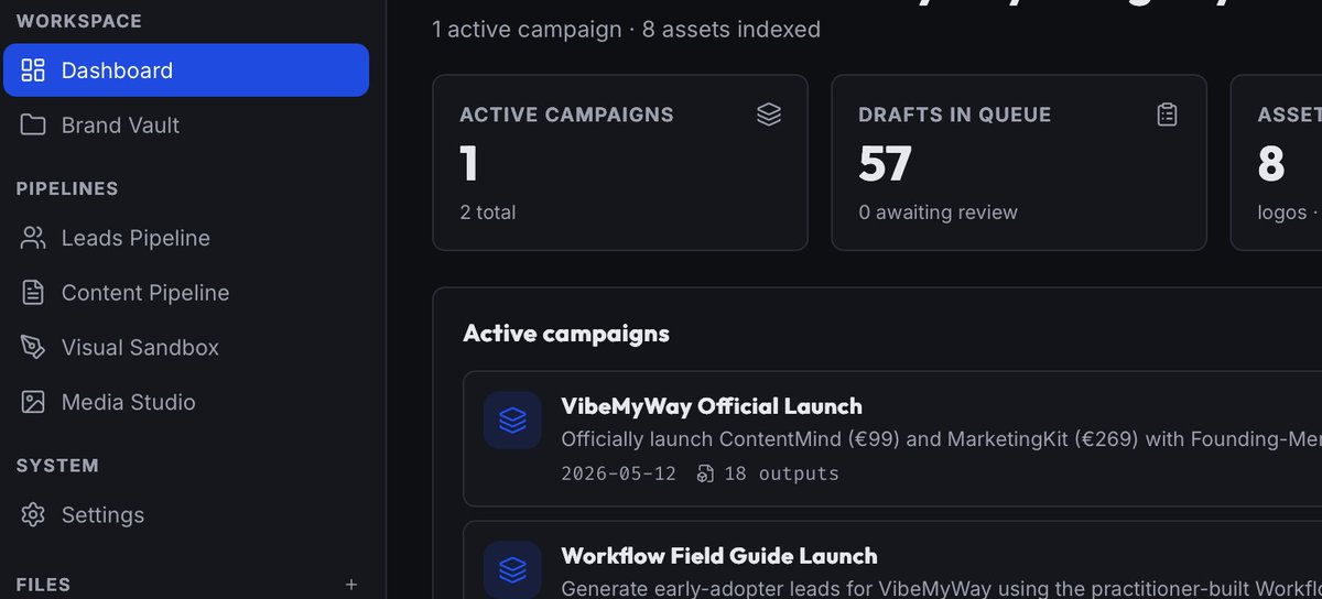VibeMyWay_com's tweet photo. A sneak-peak preview of what's coming next.
Native mac app working on top of our agents. 
You can setup your own model (even a local one).

#marketing #automation https://t.co/CvBMG2w3Gn