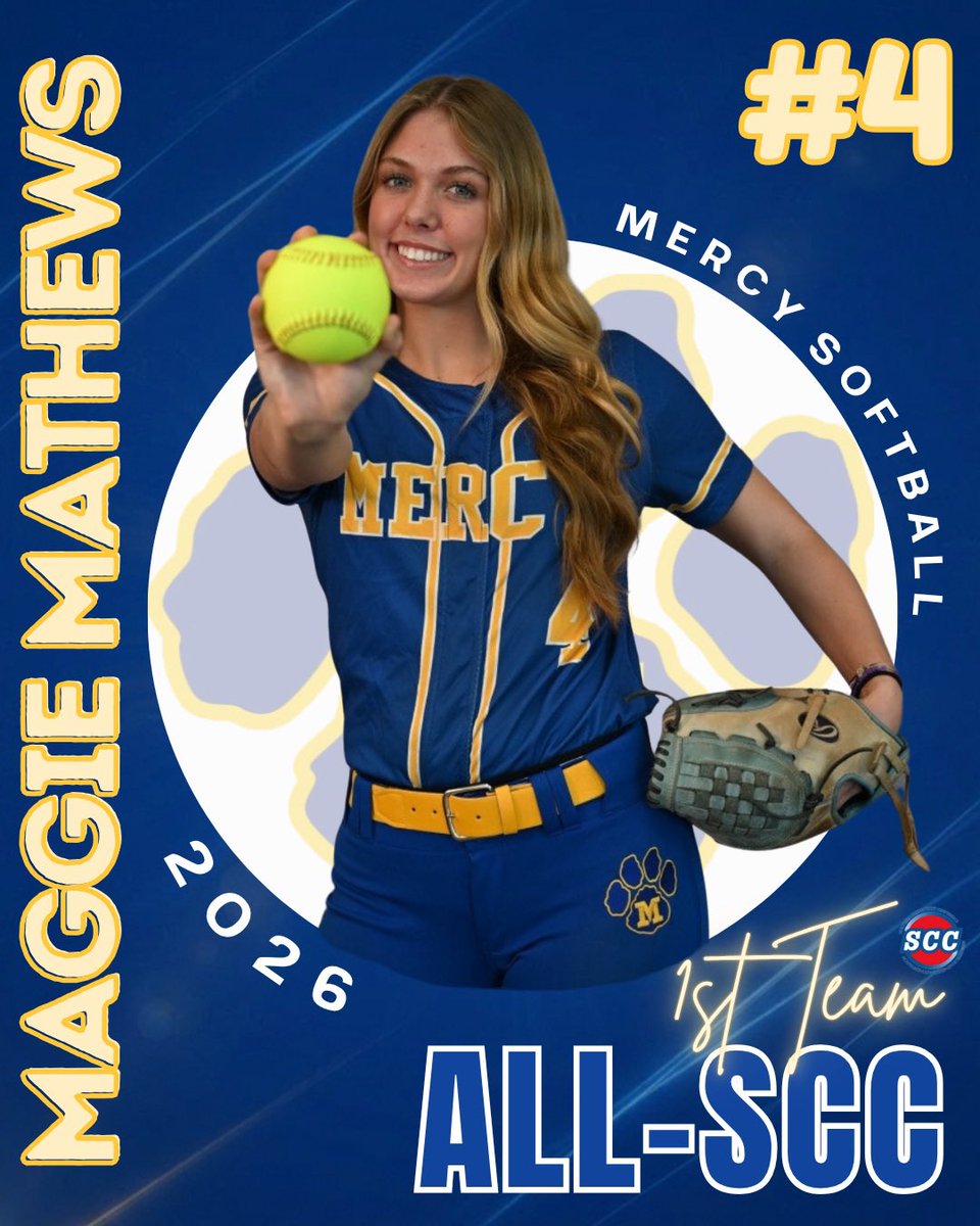 MagMathews2026's tweet photo. so honored to receive all scc first team!!! 

@mercyctsoftball 
@CTLightHoag 
@CoachKasHoag 
@IonaSoftball https://t.co/aF2SAPDHHV
