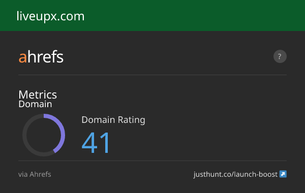 JustHunt__'s tweet photo. we increased @liveupx's DR from 20 to 41 🔥🔥🔥

how??

check it out here → https://t.co/8mDJUlozYh https://t.co/1jF7ks94sh