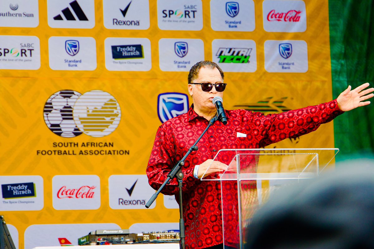 SABC_Sport's tweet photo. 🇿🇦 Bafana Bafana has arrived at the Send-Off Event!

SAFA President Dr Danny Jordaan joined players and supporters as the nation united behind Bafana Bafana ahead of the 2026 FIFA World Cup™.

ALL OF US. ALL IN. KA⚽️FELA! 🏆⚽️

📺 Catch the 2026 FIFA World Cup LIVE from 11 June – 19 July 2026 on SABC 1 and SABC 3.

📲 Stream every match on https://t.co/mPFr5lSZOU | and follow all the action across SABC radio stations nationwide. 🎙️

Together, we stand behind our boys as they carry the hopes of a nation onto football’s biggest stage. 🇿🇦⚽

#SABCSport #ReBafanaKaofela #BafanaBafana #ALLOfUsAllInKaofela #FIFAWorldCup2026