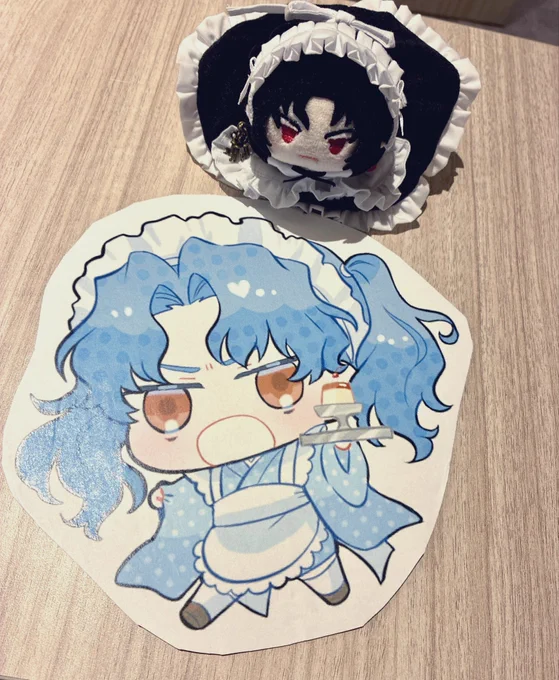 設営用のめいどちゃんできた