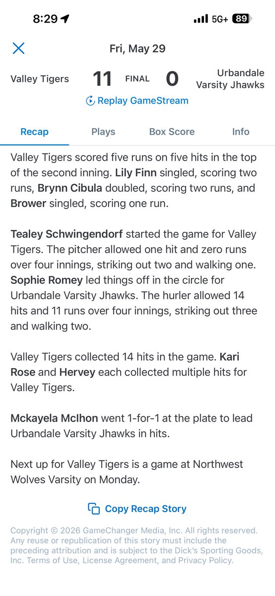 Valley High School Athletics and Activities tweet media
