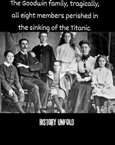 Flash9201's tweet photo. Hi everyone on x it’s Edward I just found on on my real mom side of her family I have family members that were on the titanic in 1912 the Goodwin family I hope everyone likes this pictures I found for everyone to see on my real mom side of her family history. https://t.co/L0dcLG8vtR