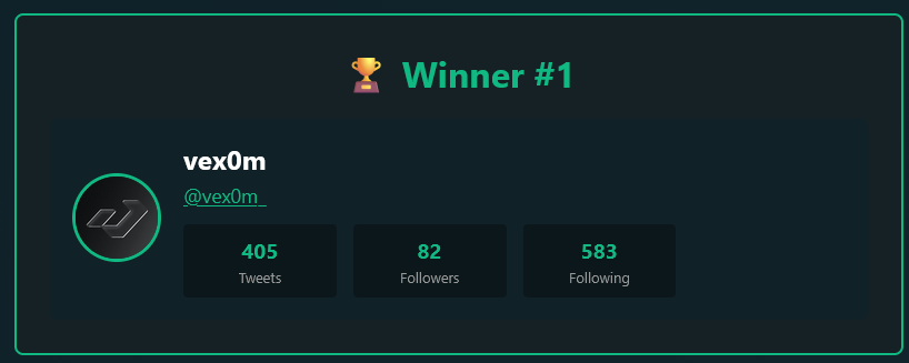 PRPHRLcom's tweet photo. The winner is @vex0m_!

DM us for further instructions!

Thank you everyone for participating, another giveaway is on it's way sooner than you think 👀 https://t.co/8EhWmXjzzI