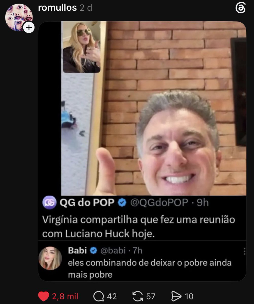 raycadin's tweet photo. Digamos que colocaram os nomes de Virgínia Fonseca e Luciano Huck na boca do sapo. https://t.co/PTTeuH6ype