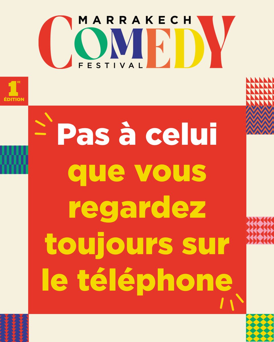 Marrakechcf's tweet photo. Dites nous en commentaires à qui est ce que vous aviez pensé (on sait qu'on vous a eu 😂)​
​
Envoyez ce post à celui qui pense toujours être plus malin  👀​

#ComedyFestival #Marrakech #LineUpReveal #StandUpMaroc https://t.co/70ek7uesh9