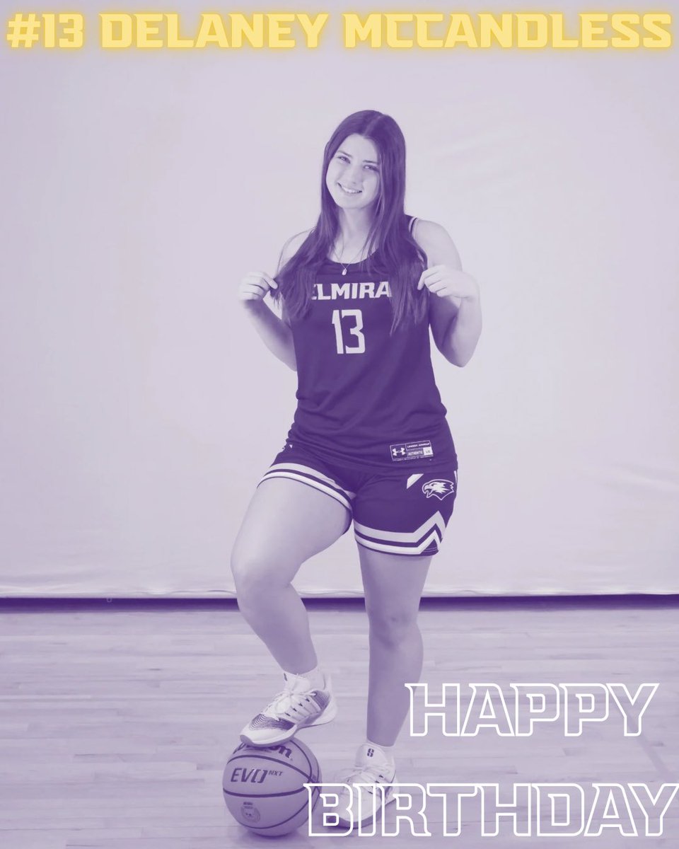ElmiraWBB's tweet photo. We want to wish a Happy Birthday to rising Sophomore Delaney McCandless! https://t.co/iP0qqAwger