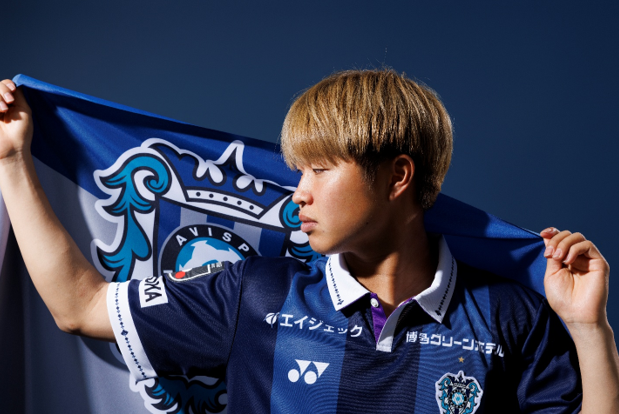 激レア 藤枝ブルックス アビスパ福岡 長袖ユニフォーム アビスパ福岡 2026/27ユニフォーム発表。 ネイビーの濃淡のストライプ