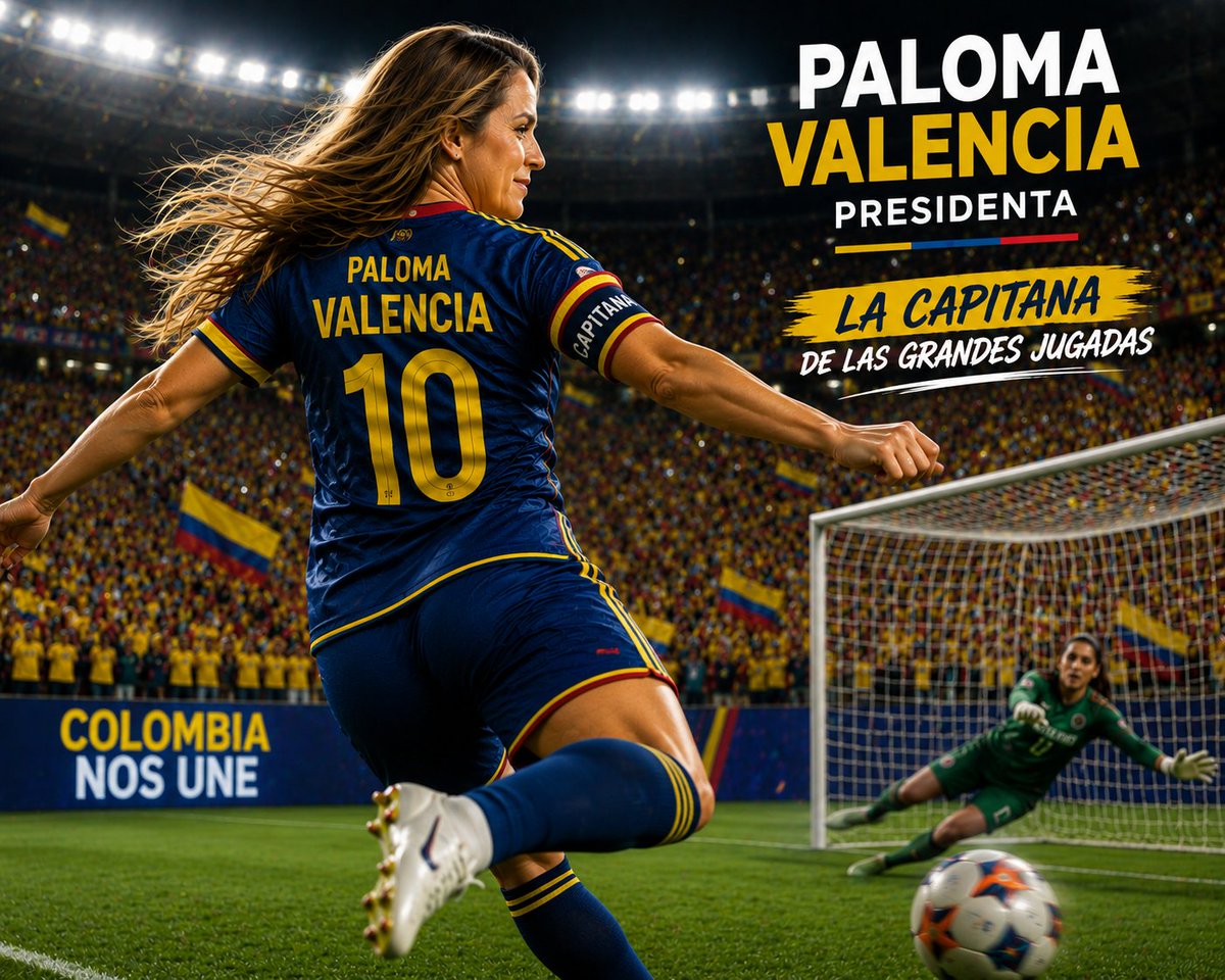 05Yovas's tweet photo. 👩🇨🇴💪 El país necesita una líder preparada para asumir los grandes retos.
@PalomaValenciaL
 #La10queNecesitaColombia https://t.co/nFeJ8dnwKm