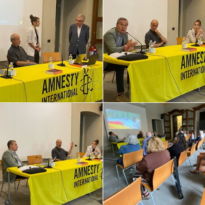 AmnestyPiemonte's tweet photo. Ad #Aosta
Rapporto 2026 di Amnesty International: La situazione dei diritti umani nel mondo
LA CRISI DEL DIRITTO INTERNAZIONALE
Giovedì 28 maggio 2026 presso la Sala dell’Hôtel des Etats in Piazza Chanoux
Attivati con Amnesty Valle d'Aosta: gr101@amnesty.it
@amnestyitalia https://t.co/2eIsfoY69P