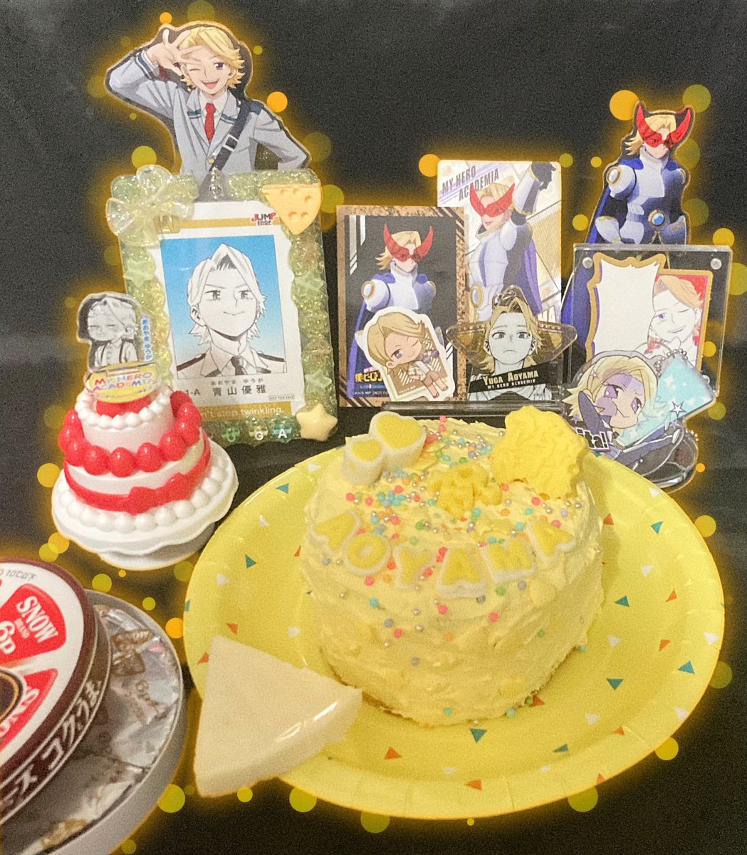 HTNTH's tweet photo. 青山くんお誕生日おめでとう！🧀🧀🧀
あなたのキラメキでわたしは笑顔になれる！！！
#青山優雅 #青山優雅誕生日 #青山優雅誕生祭2026 https://t.co/q2NjzlsiSb