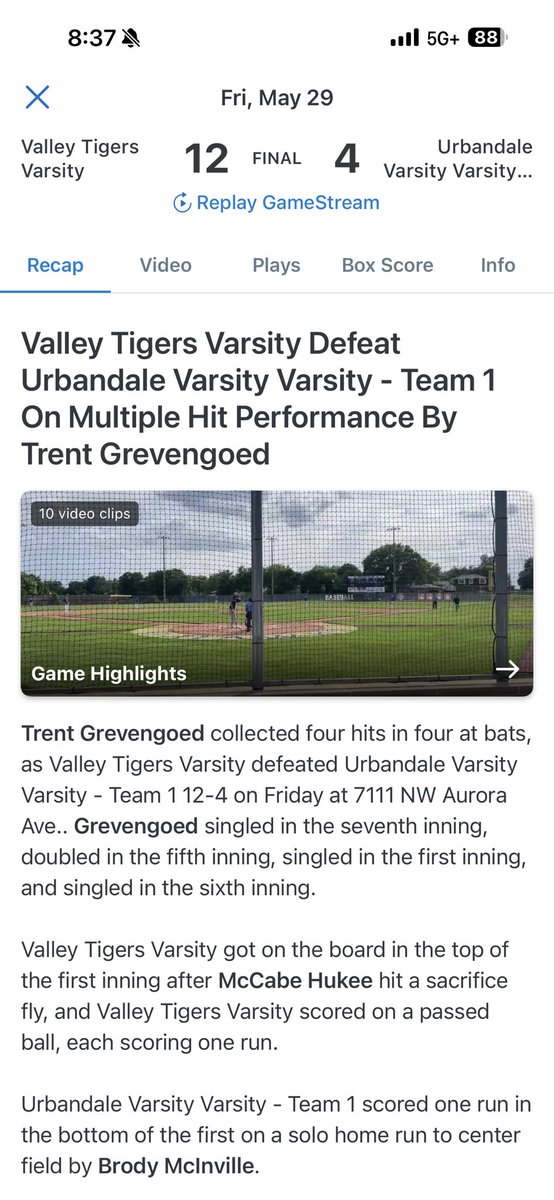 Valley High School Athletics and Activities tweet media