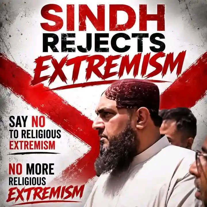 Shahid_Chandio1's tweet photo. #SindhRejectsExtremism
#SayNoToReligiousExtremism
#Sindh https://t.co/K4N2ImQRUe