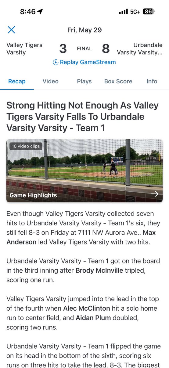Valley High School Athletics and Activities tweet media