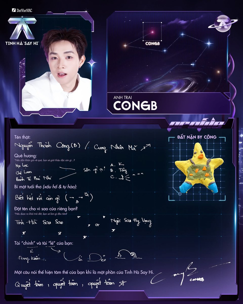 btrann_ily's tweet photo. CONGB's profile for Tinh Ha Say Hi🌟
he's sooo cute 🤭
(btw the first pic is my translation, the other one is the og) 
#CONGB #TinhHaSayHi #CONGBTinhHaSayHi https://t.co/6Ux2z6Qql0