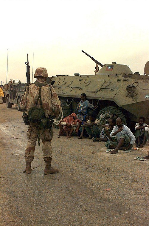 HammerOfWar5's tweet photo. Picture showing a former soviet made BTR-60PB armored personnel carrier of the Somali 🇸🇴 military in 1992. https://t.co/OSdj1bcEqg