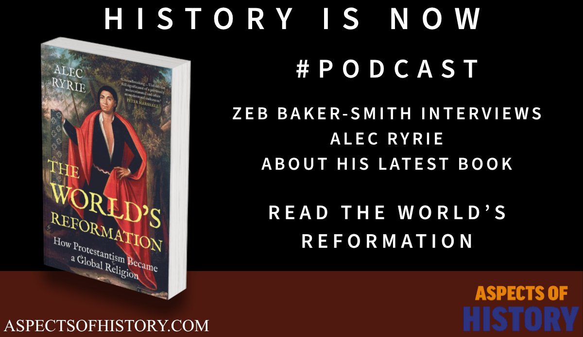 AspectsHistory's tweet photo. #Podcast

@aohistoryeditor interviews Alec Ryrie

About his latest book.
https://t.co/opZ0w13GUS

Read The World's Reformation
https://t.co/5sGtHGDSQh

@YaleBooks

#historybooks #newbooks #podcastandchill https://t.co/V9ZQNW7Vua