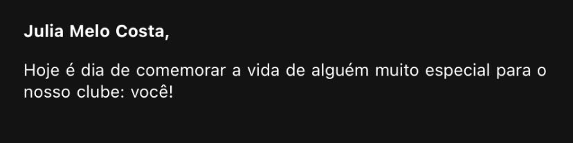 rxgxtxs's tweet photo. sempre boiola pelas mensagens que o canal de sócio do CRB manda no meu aniversário 🥰🥰🥰 https://t.co/3IE1k0aUoE