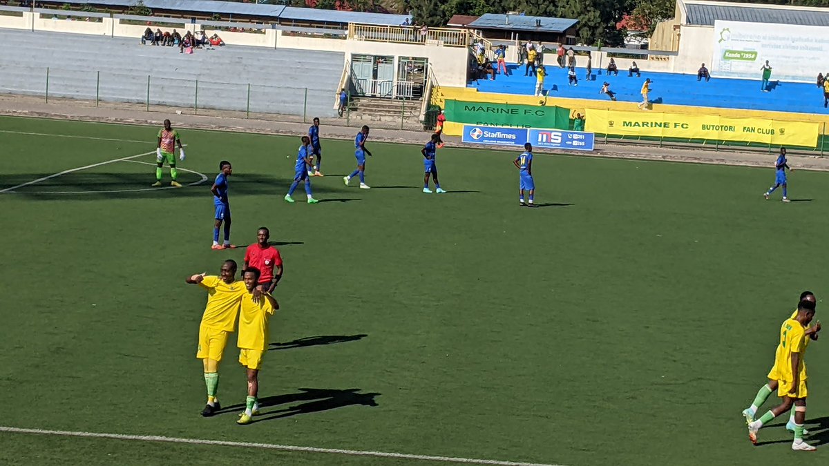 TimesSportRW's tweet photo. UPDATE: Taiba Mbonyumwami opens the scoring at Umuganda Stadium, netting firmly to put Marine FC ahead against AS Muhanga.

Marine FC 1-0 AS Muhanga

📸: @germain_rda /TNT https://t.co/XsLxqDXlPP