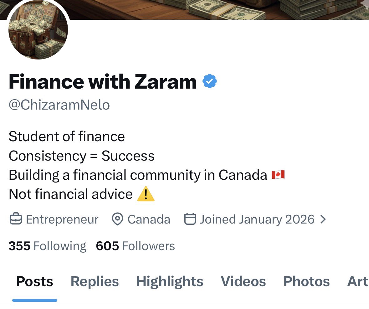 Finance with Zaram tweet media