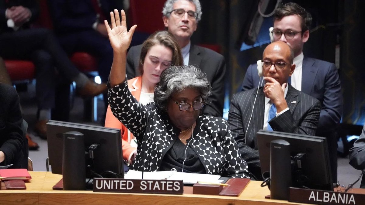 LillianSoe's tweet photo. @MiddleEastEye She needs to realize that her veto against a ceasefire under Biden is the only thing she’ll be remembered for https://t.co/jU13qnXEoN