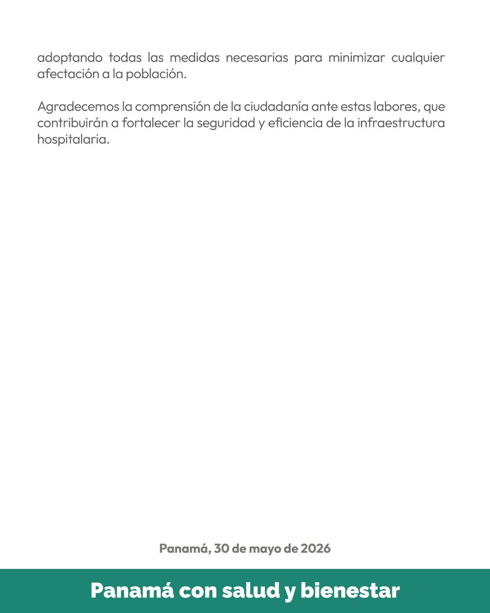 Ministerio de Salud de Panamá tweet media