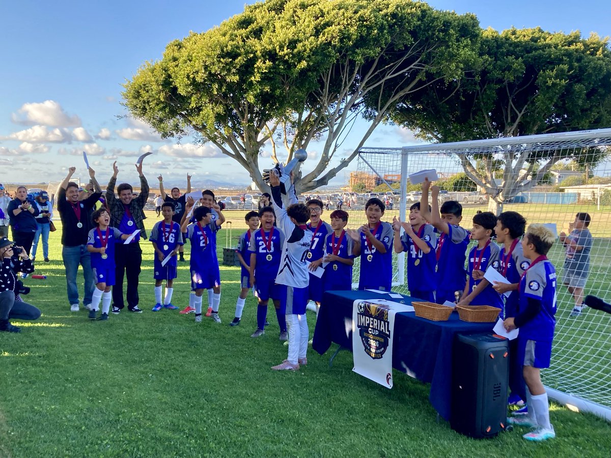 RMontielPamela's tweet photo. Congratulations to the Nicoloff Boys Soccer Team for winning First Place in the Imperial Cup Championship game last night! 🏆 It was a great season and an exciting game! @SBUSD_NEWS @Supt_SBUSD @NicoloffElem @LearnInnoDept https://t.co/My6QFaTGPc