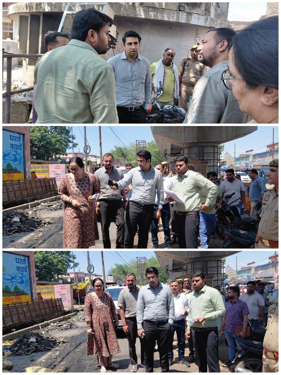 dm_hathras's tweet photo. आगामी वर्षा ऋतु में शहर में जलभराव की स्थिति उत्पन्न न हो, इसे सुनिश्चित करने के उद्देश्य से जिलाधिकारी अतुल वत्स ने नगर पालिका परिषद क्षेत्र का भ्रमण कर नालों की चल रही सिल्ट सफाई व्यवस्था का स्थलीय निरीक्षण किया तथा संबंधित अधिकारियों को आवश्यक दिशा-निर्देश दिए।
निरीक्षण के दौरान जिलाधिकारी ने नालों की सफाई से निकलने वाले मलबे को तत्काल उठवाने के निर्देश दिए।

@UPGovt   @CMOfficeUP @myogioffice @InfoDeptUP @UPGovtNews @dm_hathras 

#Hathras  #NagarPalika #DrainCleaning #MonsoonPreparedness #SwachhHathras
