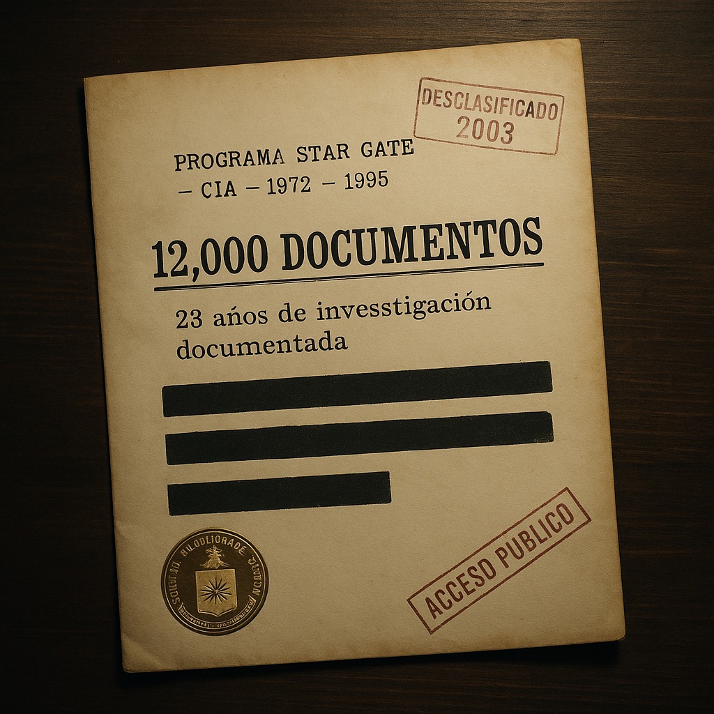 A3DPB's tweet photo. 23 años. CIA. 12,000 documentos desclasificados.

Star Gate operó 1972-1995. La CIA investigó capacidades extrasensoriales bajo protocolos científicos. El reporte final está disponible. La agencia no dijo que no funcionara. Dijo que no les servía.

Archivo completo ↓