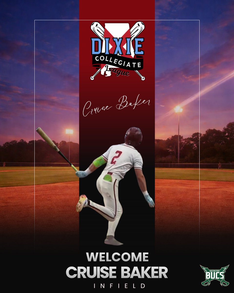dixieclbaseball's tweet photo. Welcome to the Dixie Collegiate League, Cruise Baker (@cruisebaker) of @SheltonStateBB! https://t.co/5XDUFaICZv